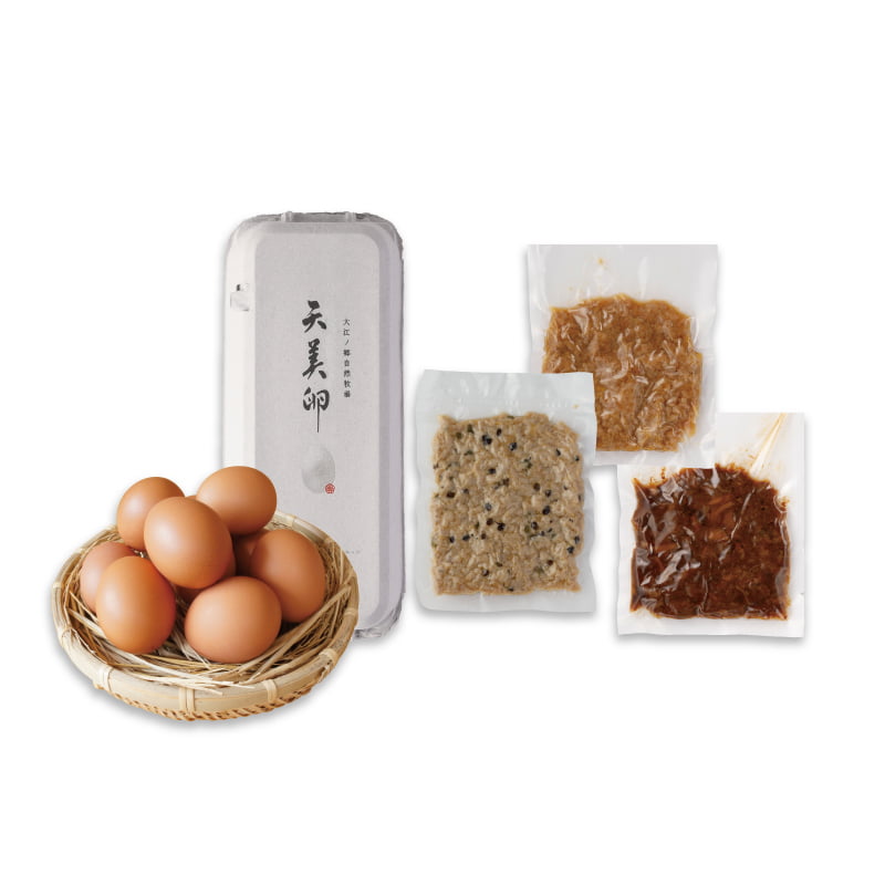 夏のごはんのお供3種セット〈天美卵と共に〉