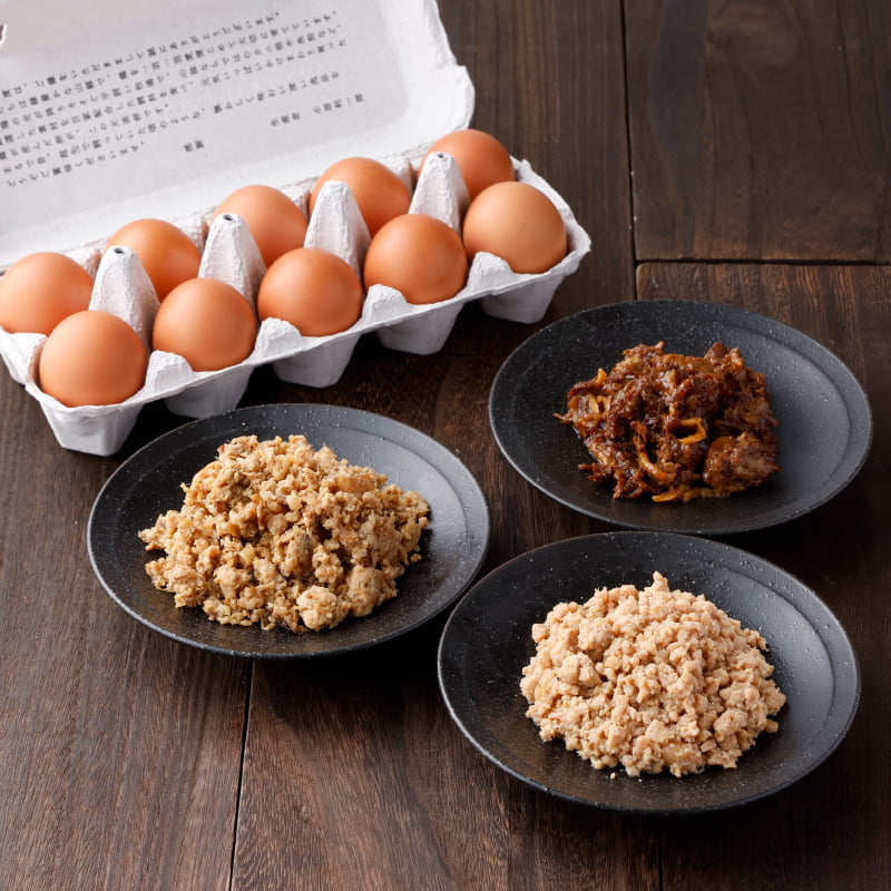 郷のごはんのお供3種セット＜天美卵と共に＞