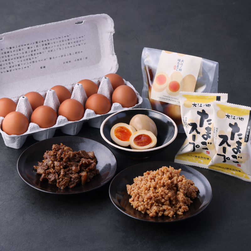 甘辛く炊いたとりそぼろや和牛しぐれ、天美卵の味たまごなど、ご飯のお供にぴったりの和惣菜を詰め合わせ。