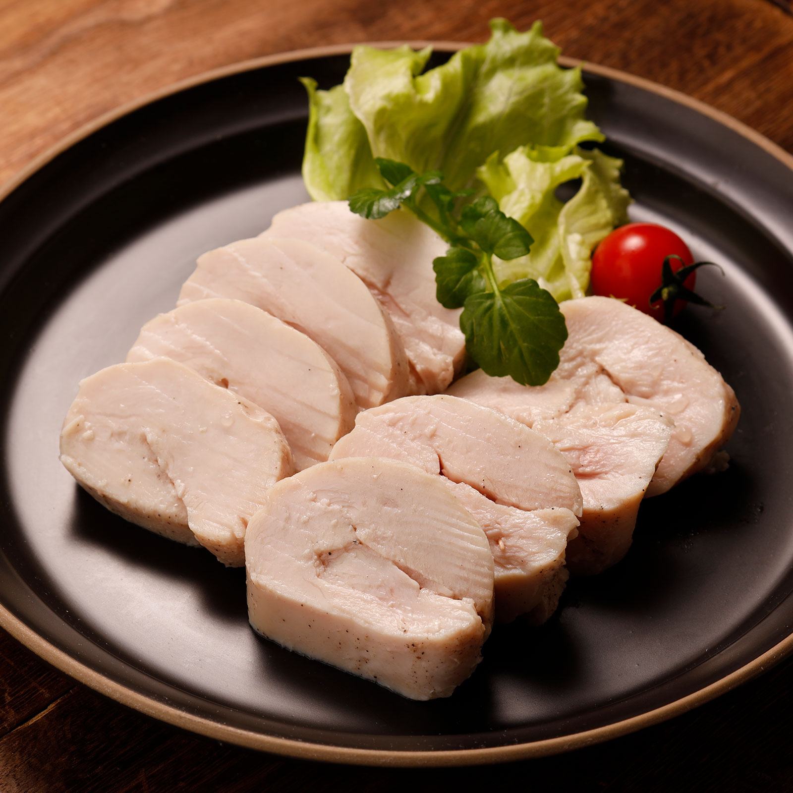 鹿野地鶏の鶏ハムプレーン(約170g)[冷凍]