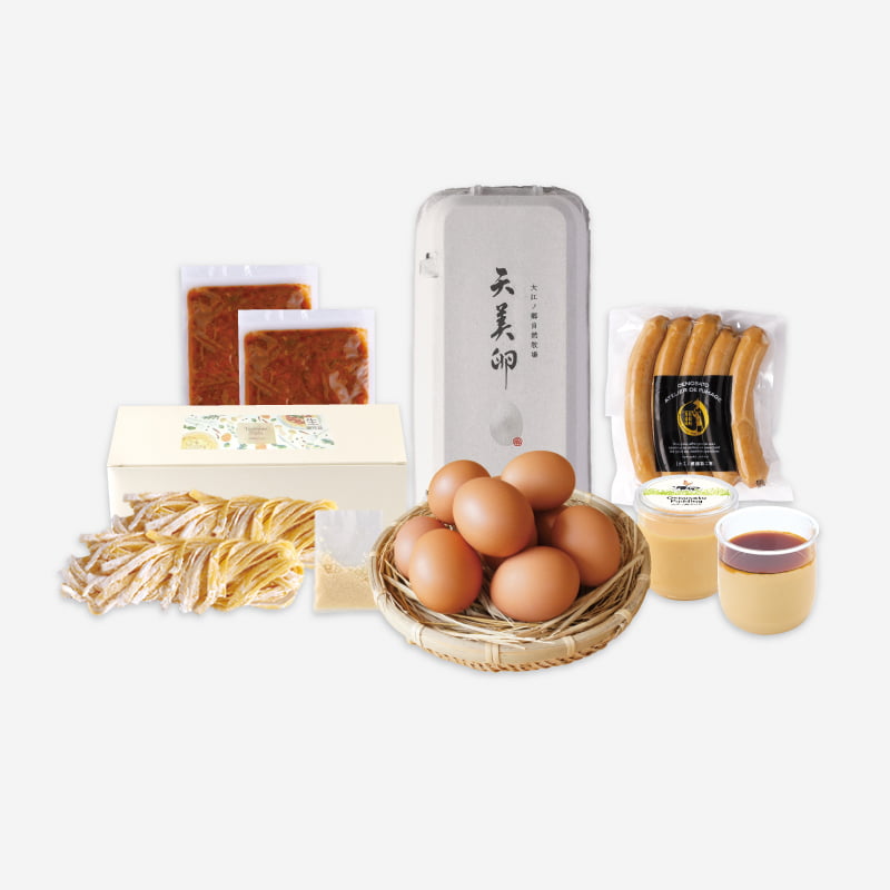 お肉たっぷりのミートソースパスタに、デザートのぷりんも楽しめるバラエティセット。