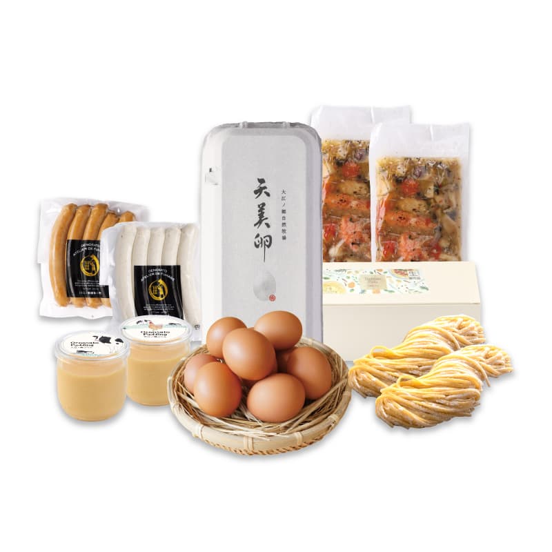春のごちそうパスタと定番人気商品を詰め合わせた春限定のセット