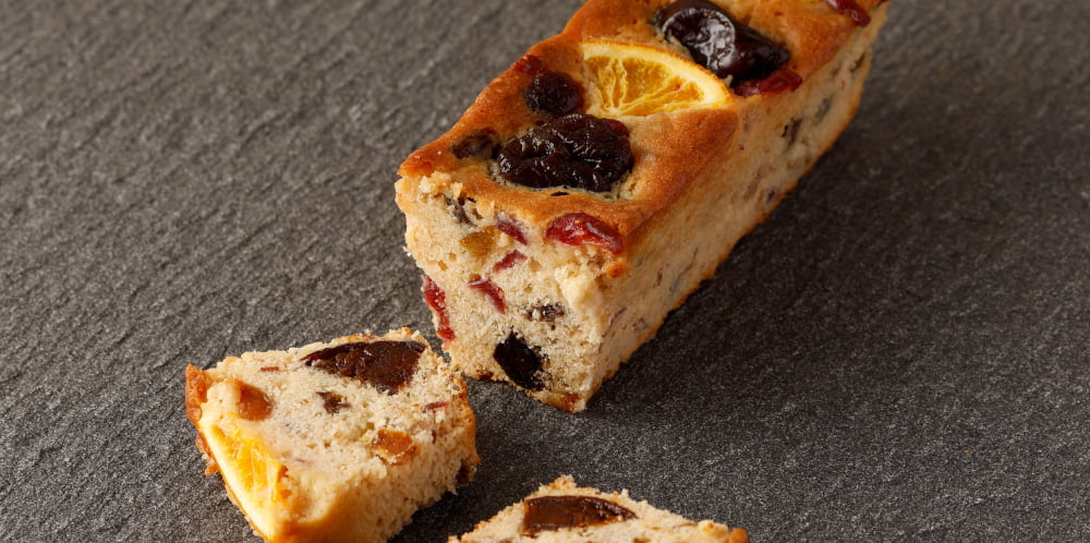 ドライフルーツと胡桃のミニパウンド