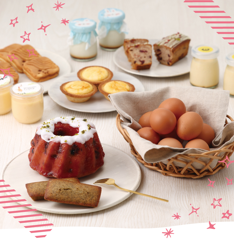 天美卵と牧場スイーツ頒布会メイン画像