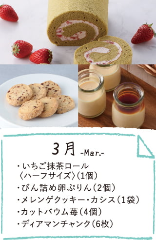 3月のお届け内容