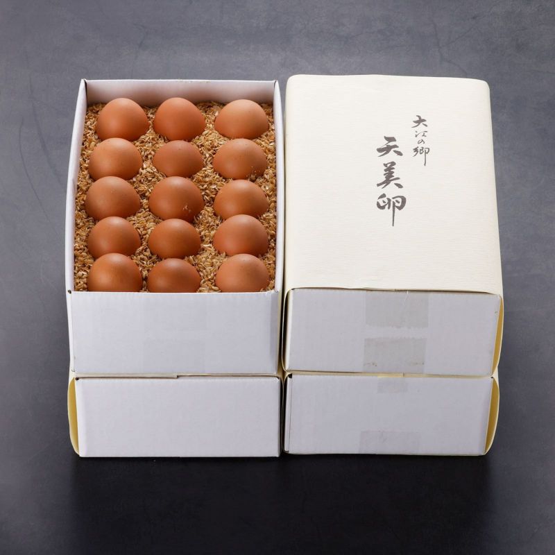 【贈答品 高級卵】 朝採れ平飼い卵　天美卵もみがら詰め60個　 高級ギフト 送料無料　通販＆取り寄せ