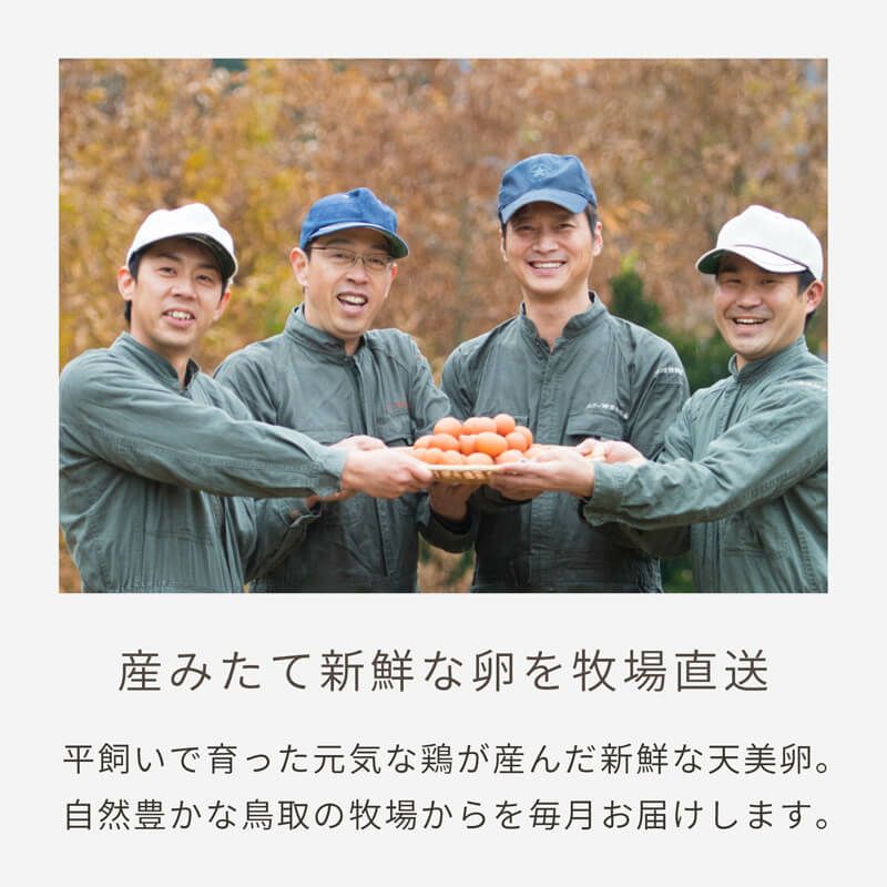 産みたて新鮮な卵を牧場から直送