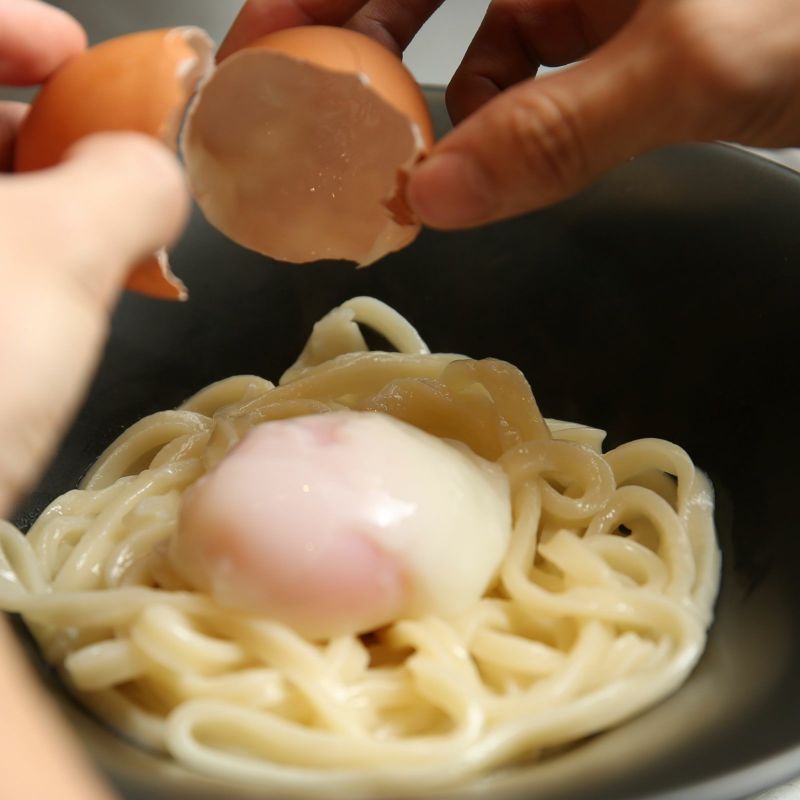 自家製麺と天美卵の旨味・釜玉うどんセット(2食入)【化学調味料不使用