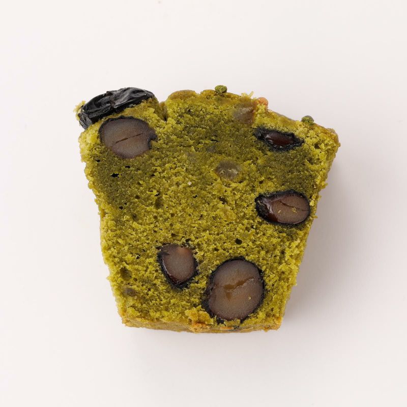 抹茶と黒豆のミニパウンドケーキ