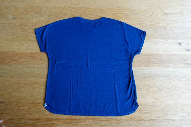 藍染　フレンチTシャツ