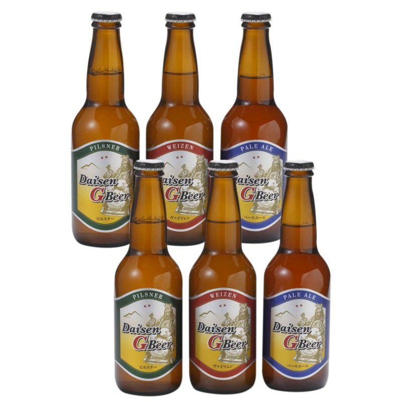 【大山ブルワリー】大山Gビール3種飲み比べセット（6本入）