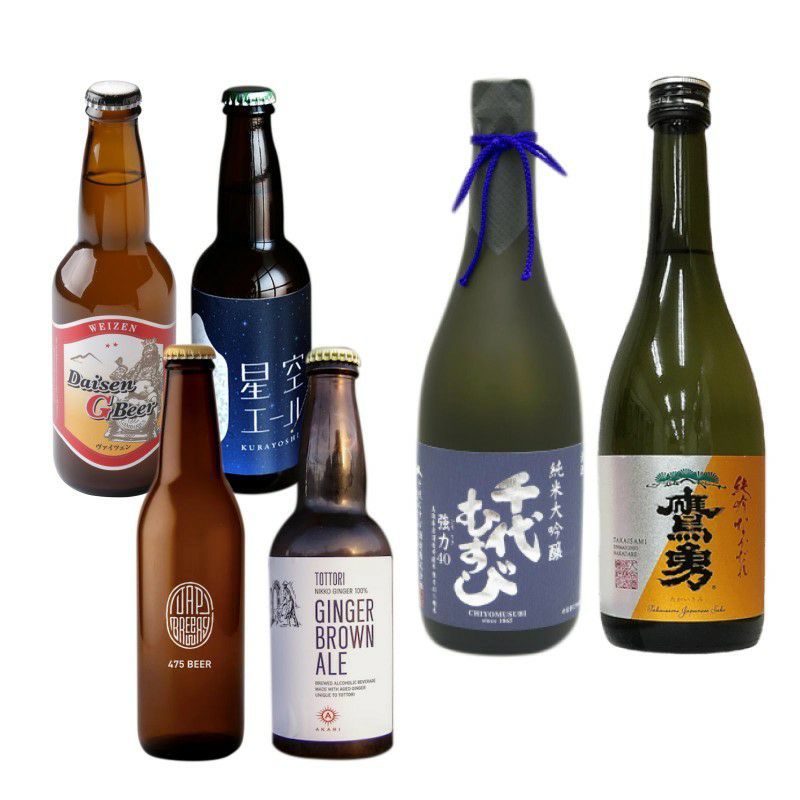 【ビール＆日本酒】蔵元結びセット | 大江ノ郷自然牧場