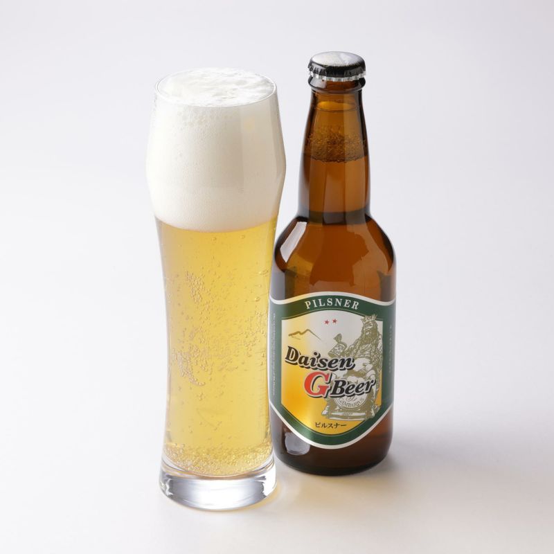 鳥取の地ビール「大山Gビール（ピルスナー）」