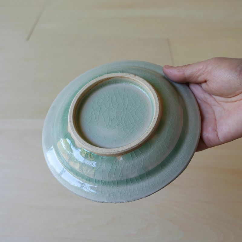 大皿 灰釉大皿 陶器