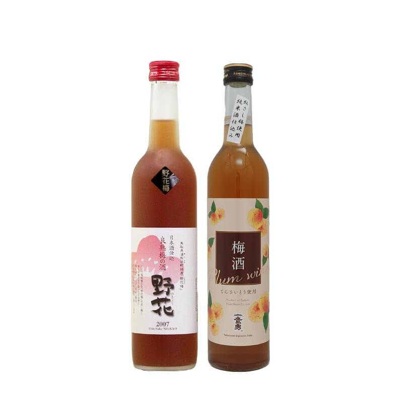 とっとり梅酒飲み比べ２本セット | 大江ノ郷自然牧場