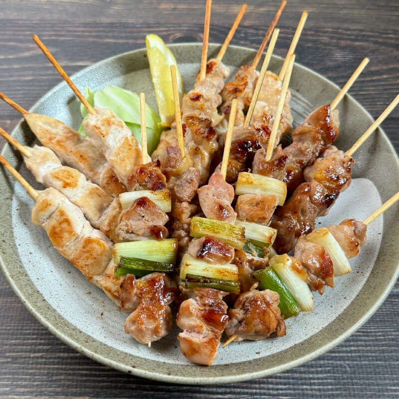 鹿野地鶏　串付き焼き鳥4種セット