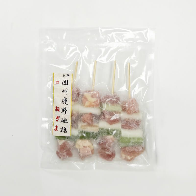 鹿野地鶏　串付き焼き鳥4種セット