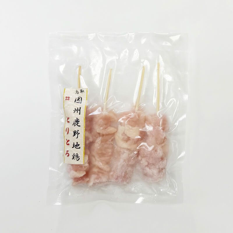 鹿野地鶏　串付き焼き鳥4種セット