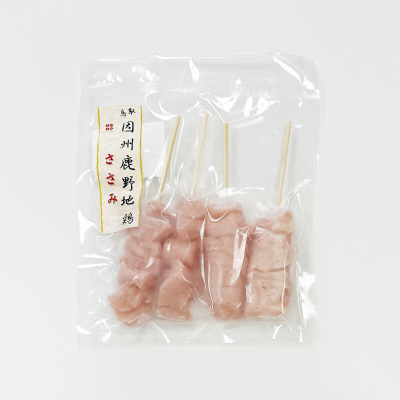 鹿野地鶏　串付き焼き鳥4種セット