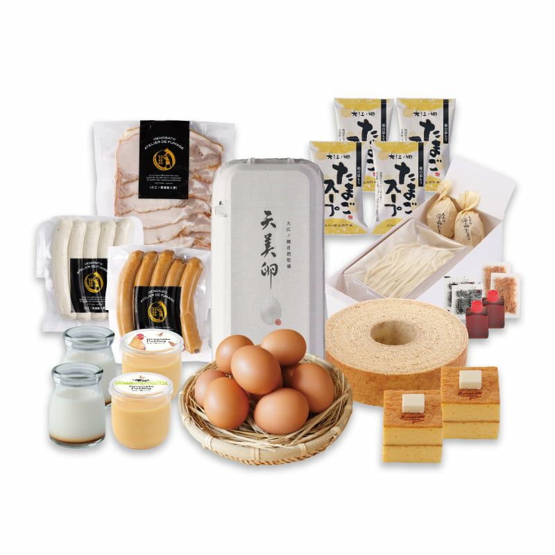 大江ノ郷ふるさと食づくしセット［ふるさと納税］牧場詰め合わせセット