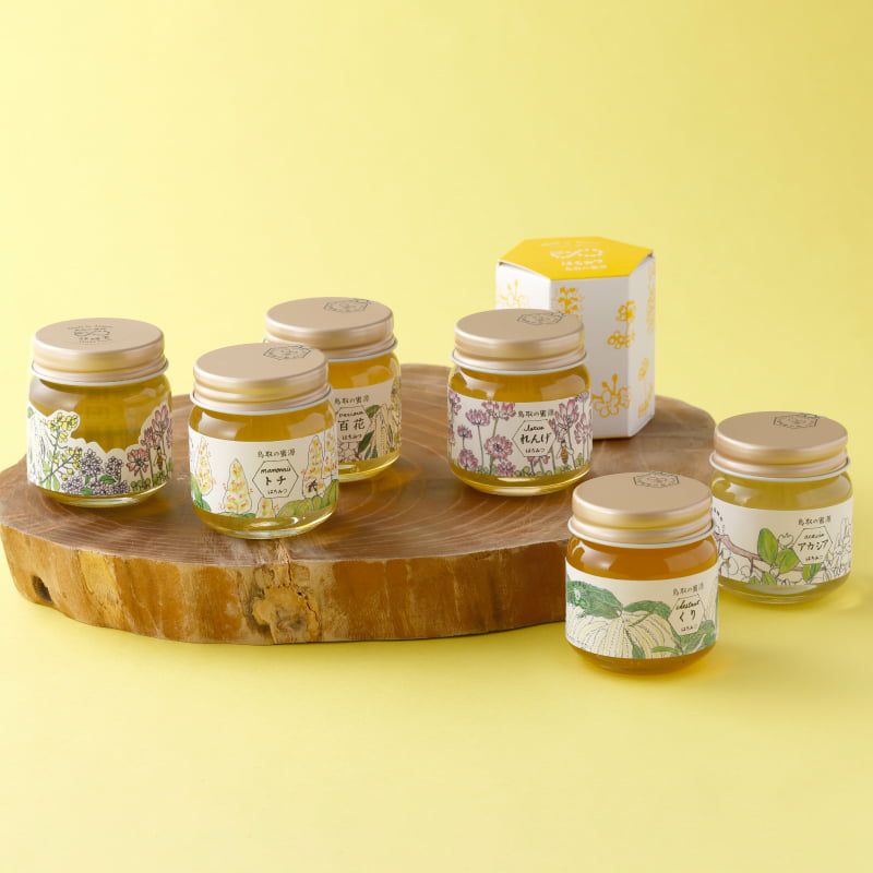 鳥取はちみつ6種味わいセット