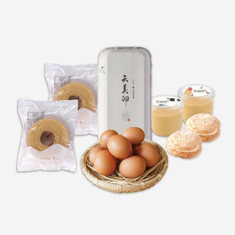 春のとっておきセット【天美卵とスイーツの詰め合わせ】無添加ギフト